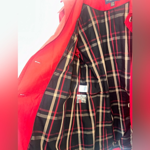 Pendleton Red Trench Coat XL - Picture 6 of 13